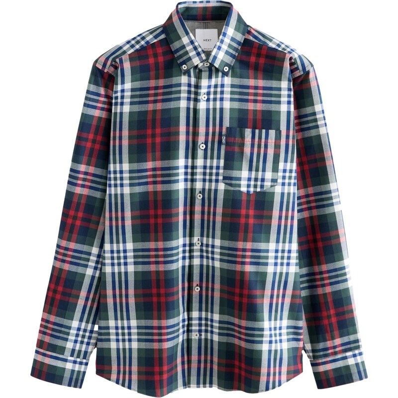 Next Košeľa zelená / červená / biela 65662773