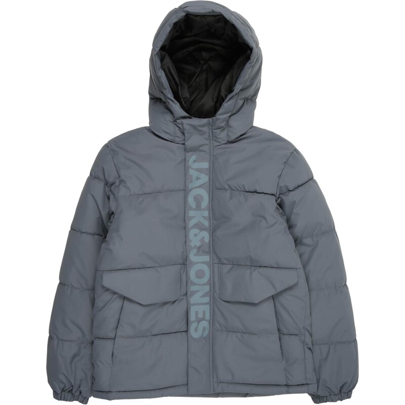 Jack & Jones Junior Zimná bunda JCOSPEED dymovo modrá / opálová 65485190