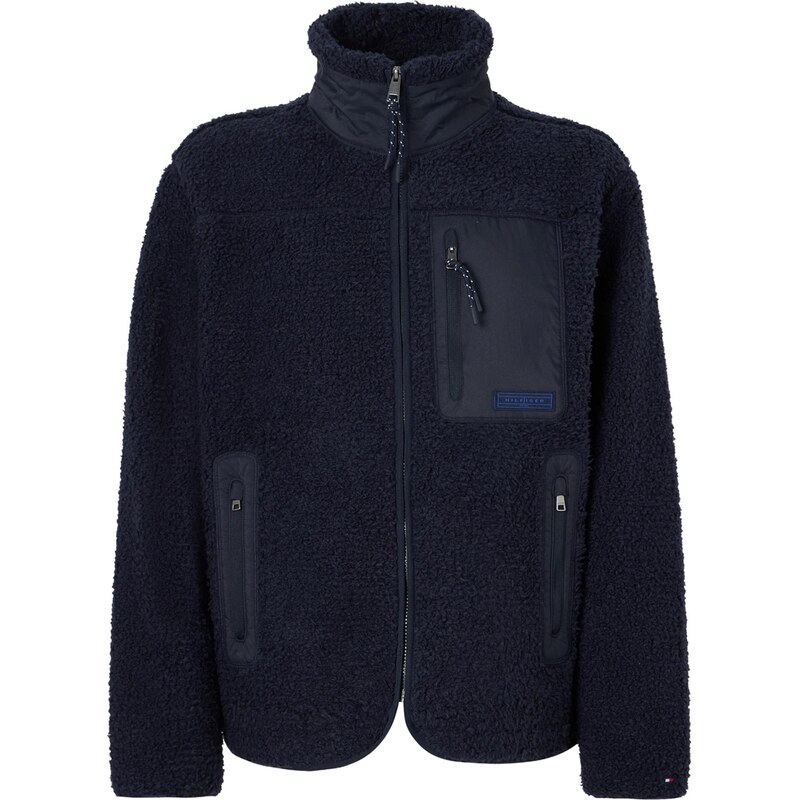 TOMMY HILFIGER Flisová bunda námornícka modrá 65922539