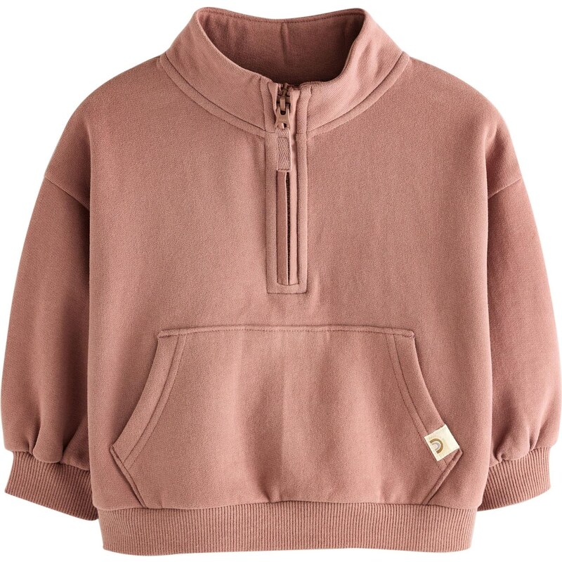 Next Mikina gaštanová 65882790