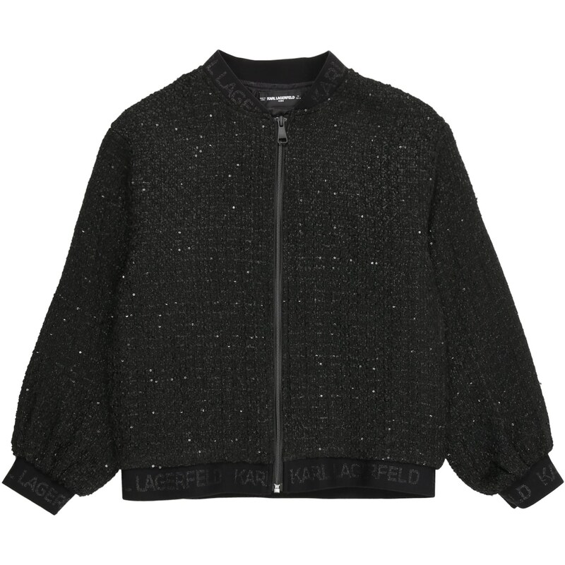 Karl Lagerfeld Prechodná bunda čierna 65485305
