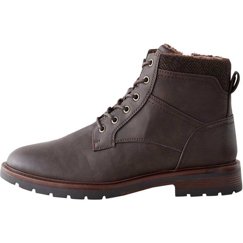 Next Šnurovacie čižmy hnedá 65883926