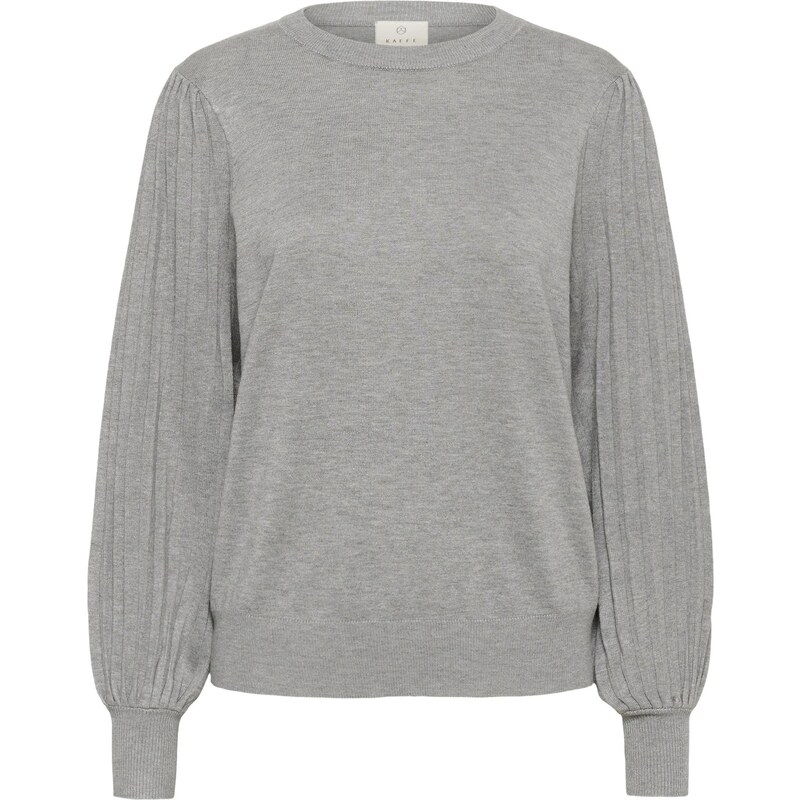 Kaffe Sveter Lone sivá melírovaná 65731131