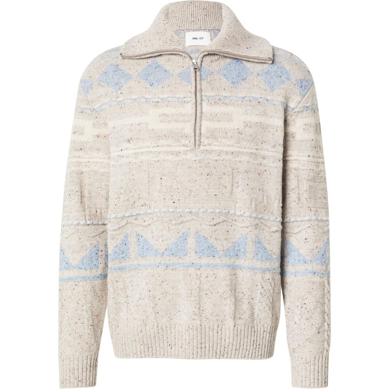 NN07 Sveter William nebielená / svetlomodrá 65665294