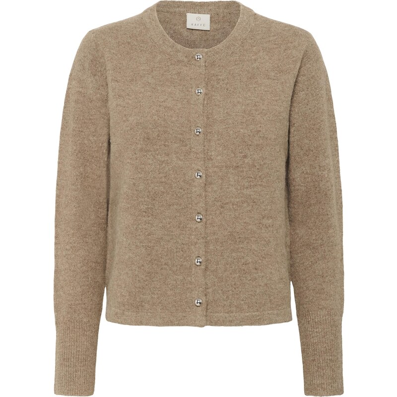 Kaffe Kardigán KANiel hnedá melírovaná 65484872