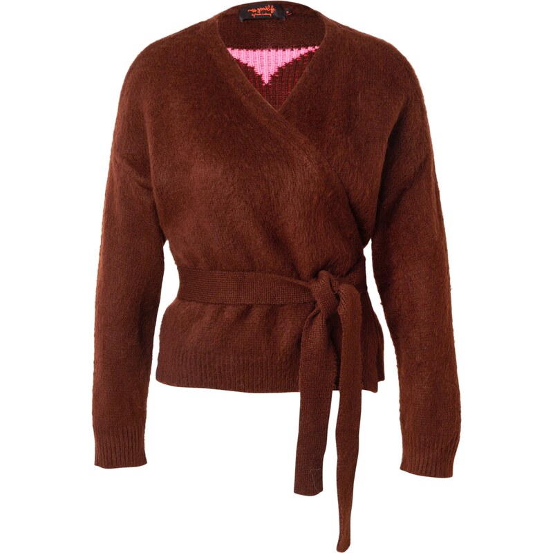 miss goodlife Sveter gaštanová / ružová 65774221