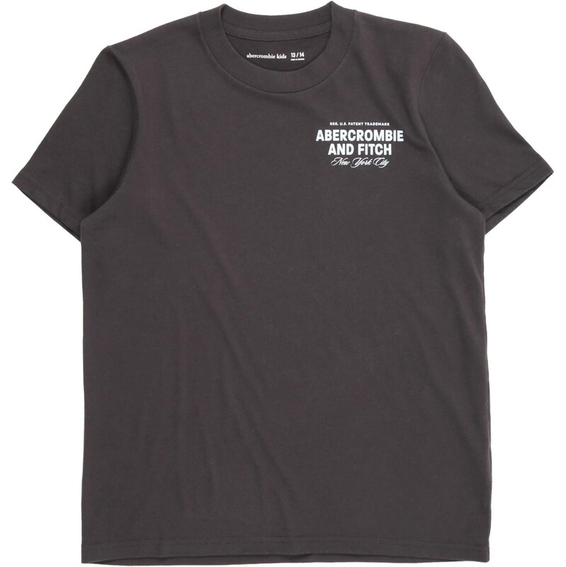 Abercrombie & Fitch Tričko CITY STACK čierna / biela 65894377