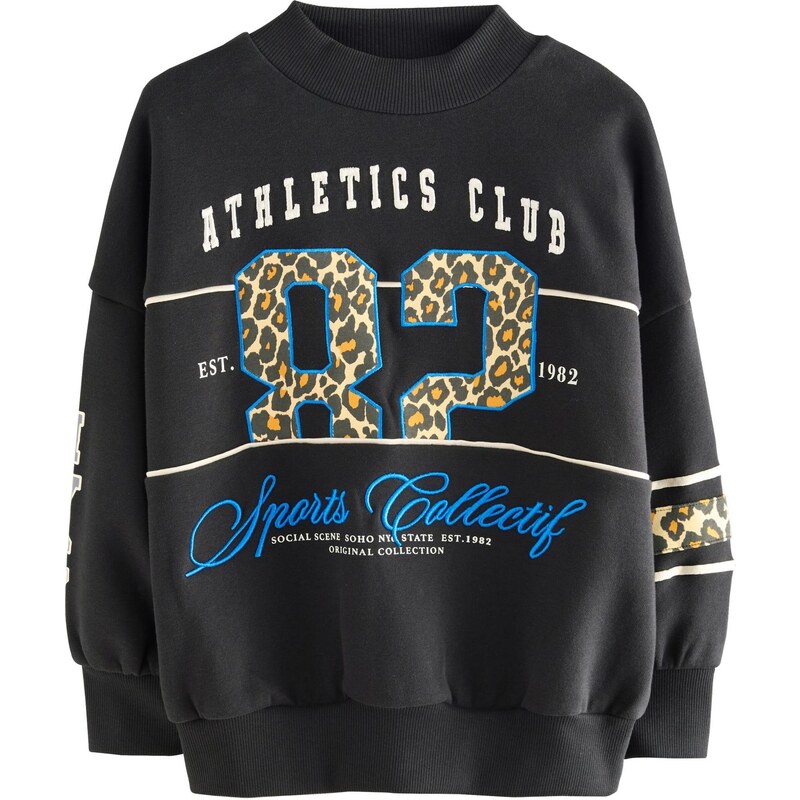 Next Mikina tmavomodrá / hnedá / tmavožltá / čierna / prírodná biela 65886900