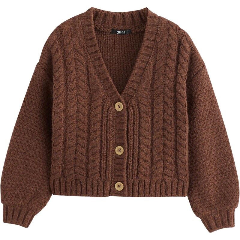 Next Kardigán čokoládová 65887093