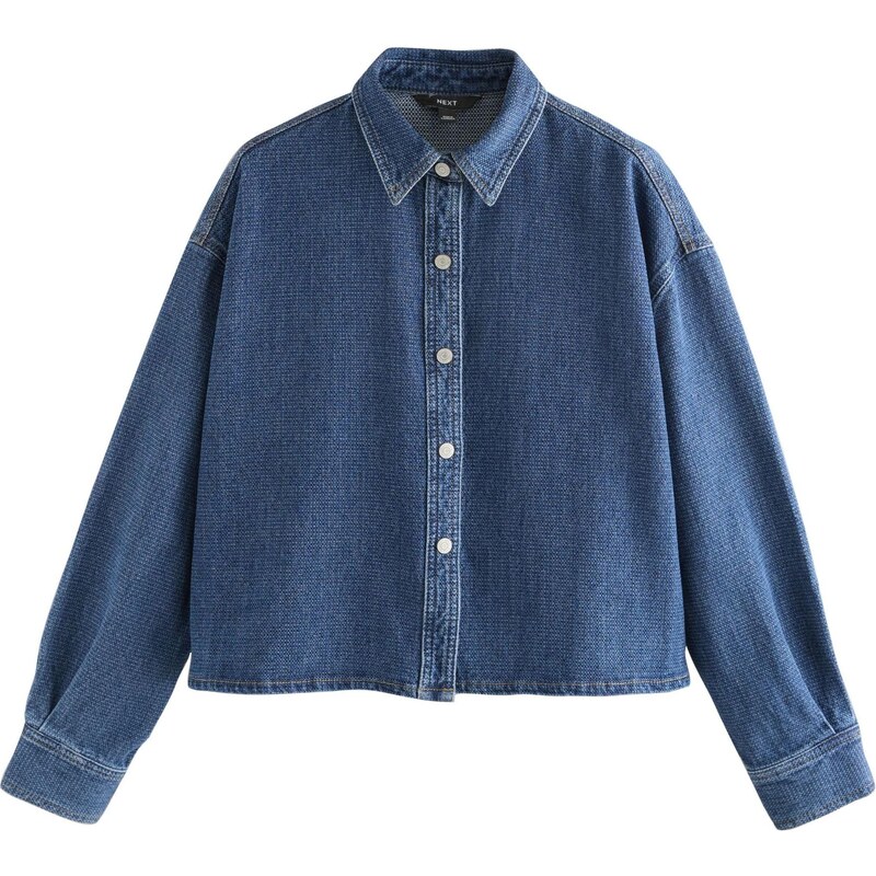 Next Blúzka modrá denim 65993070