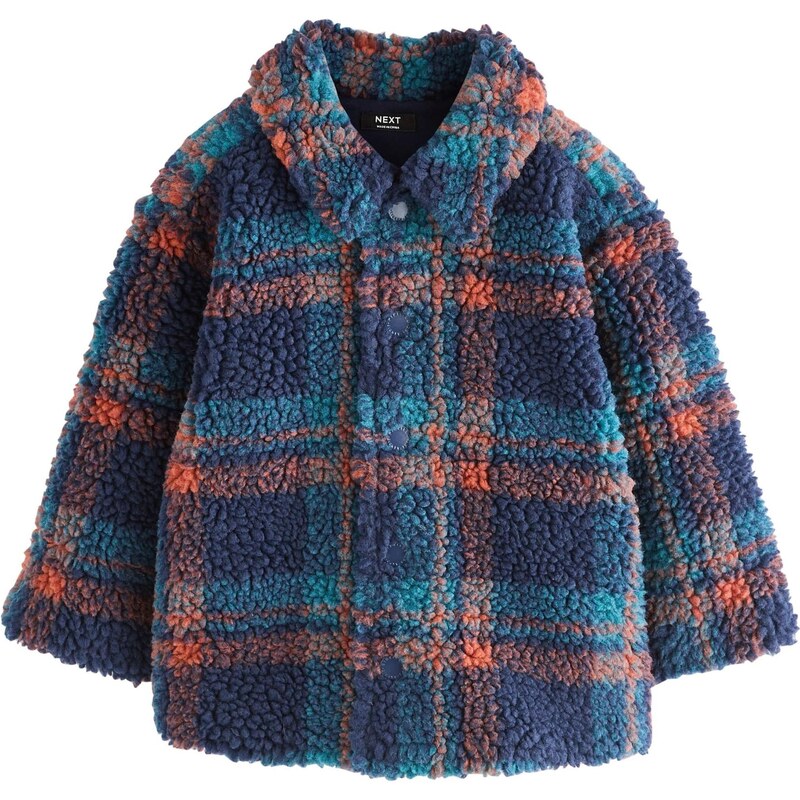 Next Flisová bunda námornícka modrá / svetlomodrá / oranžová 65663307