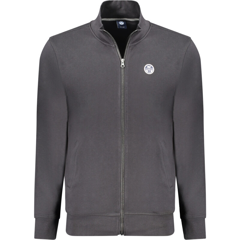 Športová Pánska Mikina so zipsom NORTH SAILS Čierna 67010220