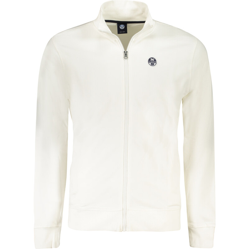 Športová Pánska Mikina so zipsom NORTH SAILS Biela 65997247