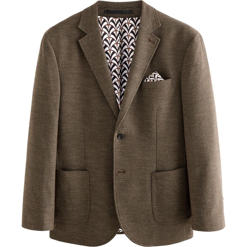 Next Biznis sako hnedá 65966642