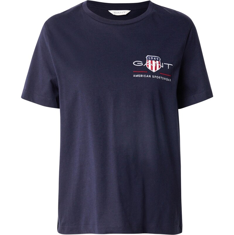 GANT Tričko tmavomodrá / červená / biela 65644661