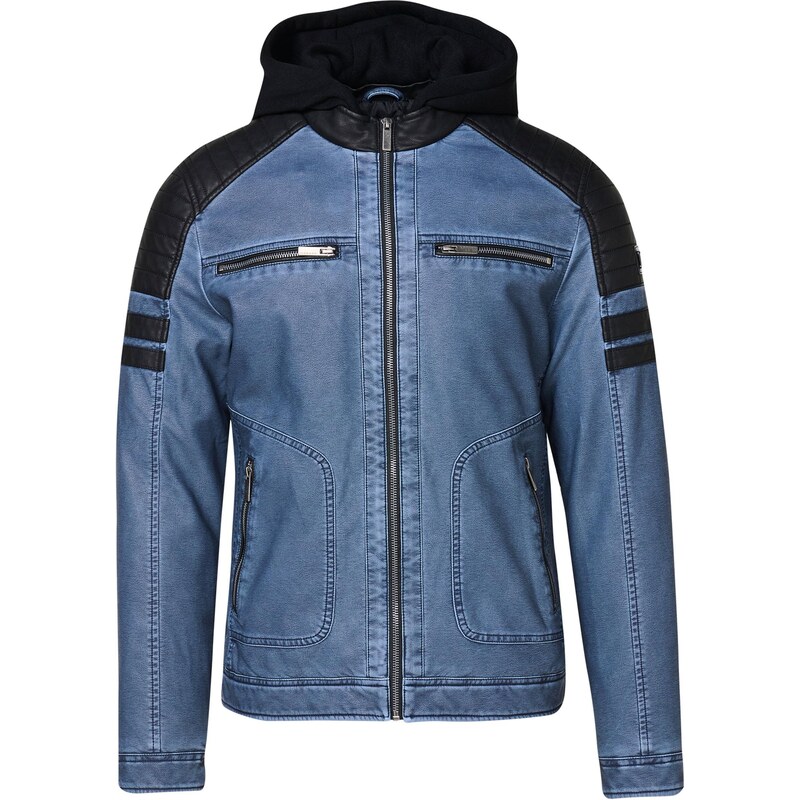 KOROSHI Prechodná bunda modrá / čierna 65679011