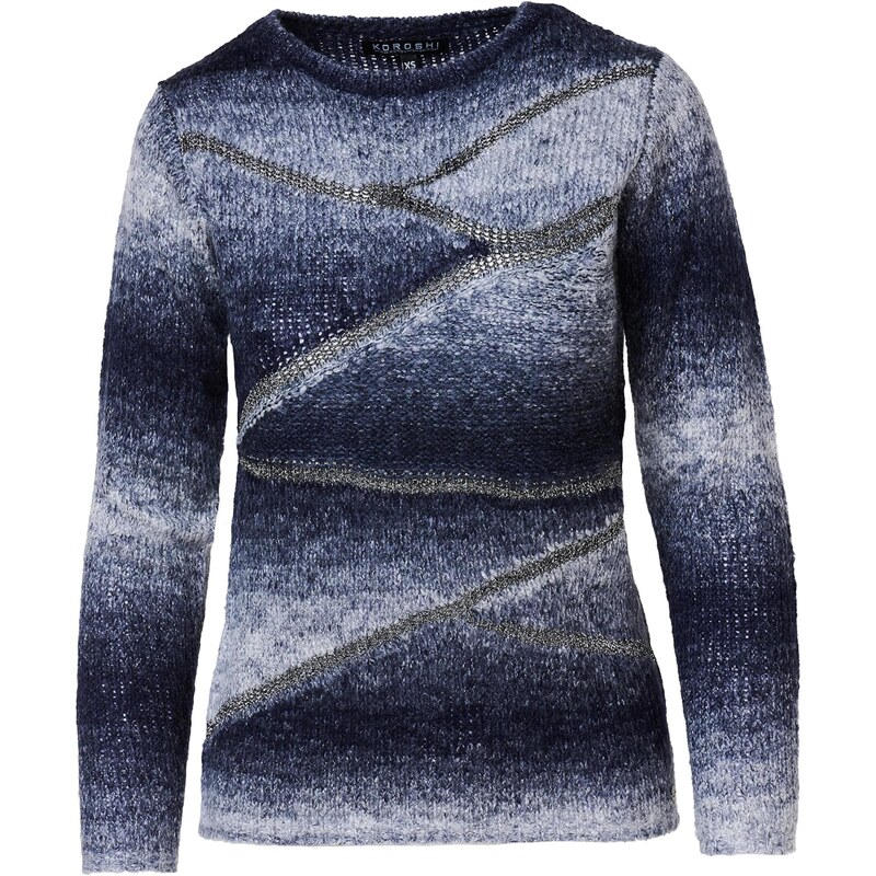 KOROSHI Sveter modrá / námornícka modrá / pastelovo modrá 65889800