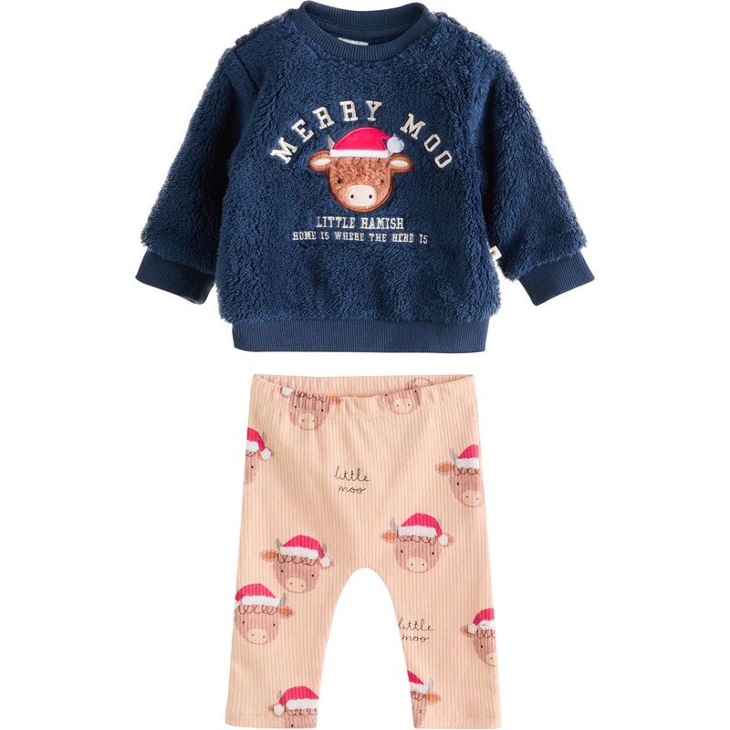 Next Set béžová / námornícka modrá / červená 65891857