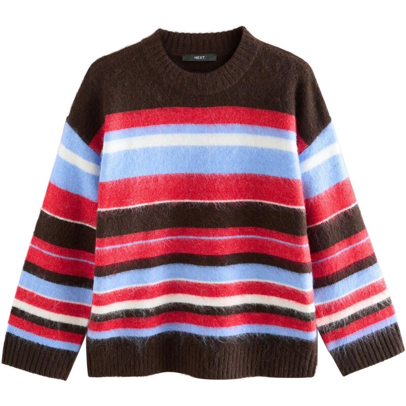 Next Sveter béžová / svetlomodrá / čokoládová / biela 65773671