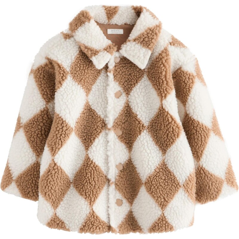 Next Prechodná bunda farba ťavej srsti / biela 65773677