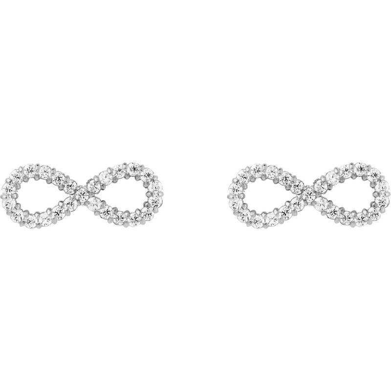 Daniel Wellington Nadčasové náušnice Nekonečno s kubickými zirkónmi 66589042