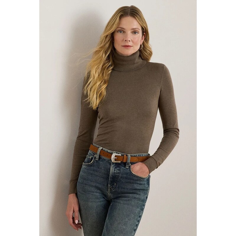 Sveter s prímesou hodvábu Lauren Ralph Lauren 65489570