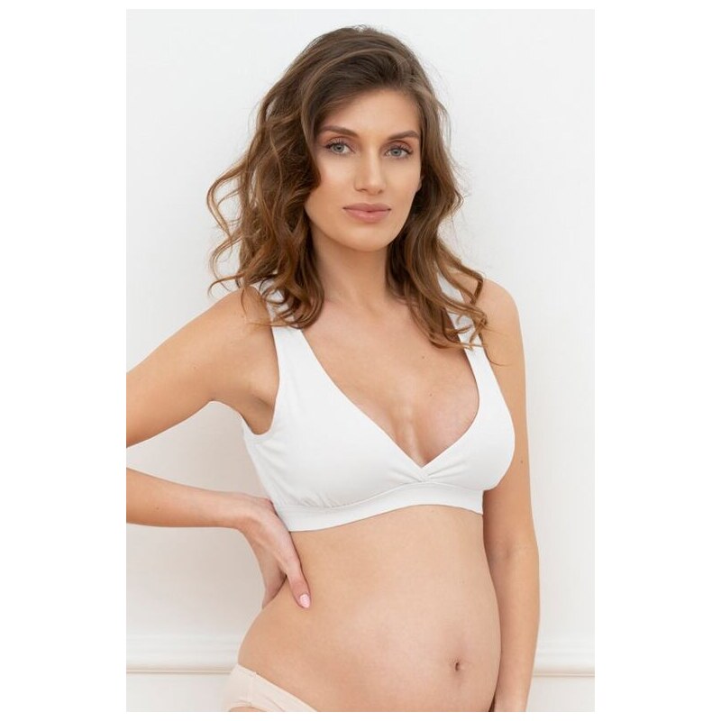 Italian Fashion Dojčiaca a tehotenská podprsenka Margo biela 5923240