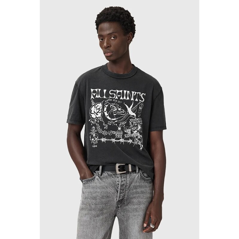 Bavlnené tričko AllSaints CHINGFORD 65496466