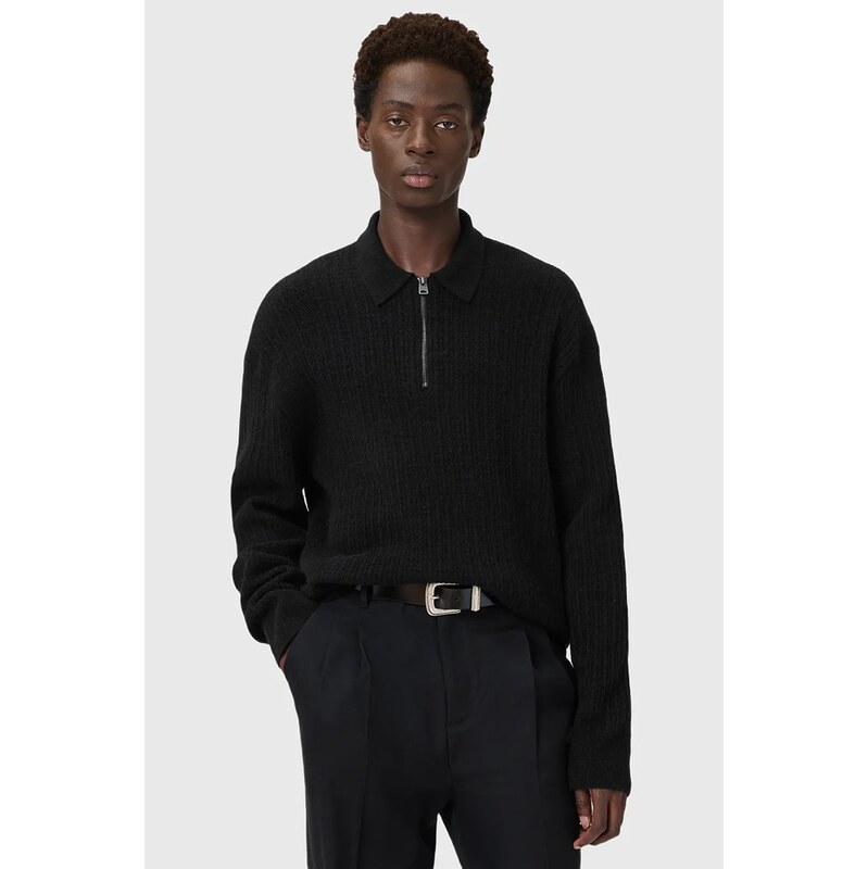 Sveter s prímesou alpaky AllSaints JAKOB 65496501