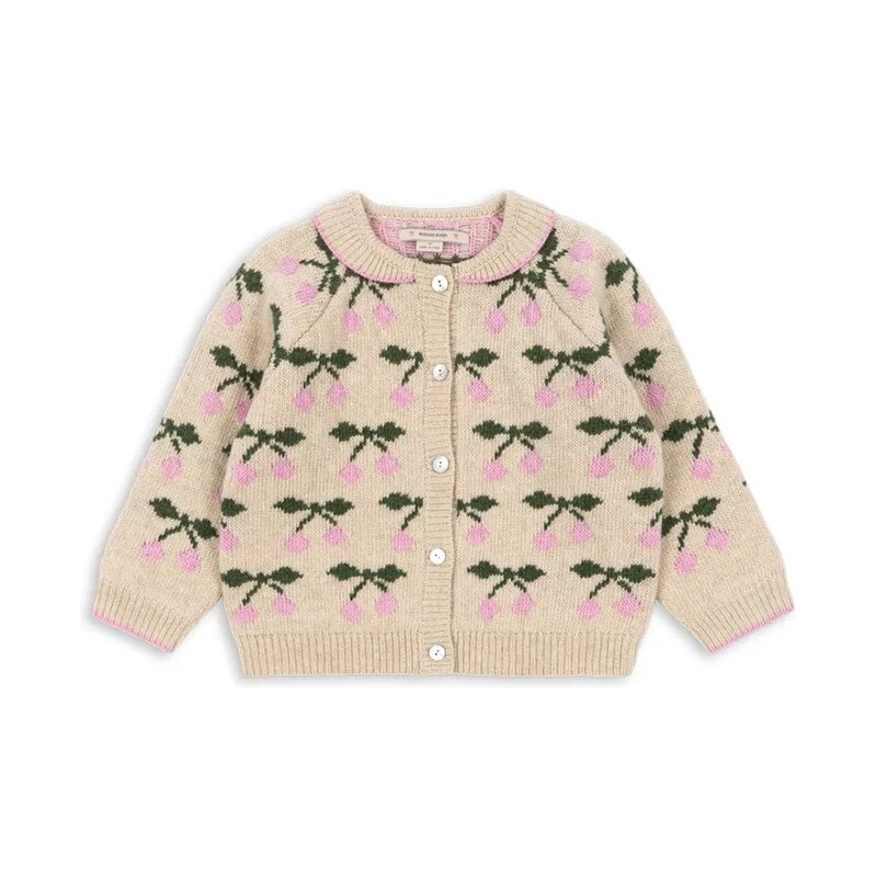 Detský sveter Konges Sløjd BELOU KNIT COLLAR CARDIGAN 65496507