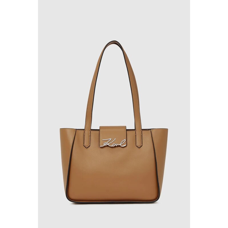 Kožená kabelka Karl Lagerfeld K/SIGNATURE 65496673