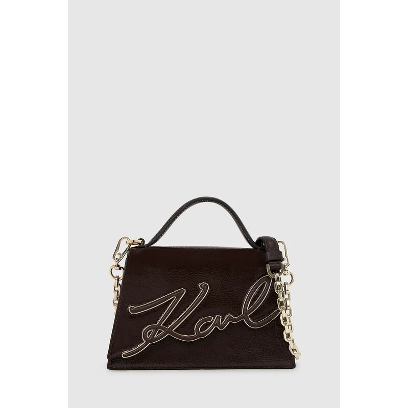 Kožená kabelka Karl Lagerfeld K/SIGNATURE 65496671