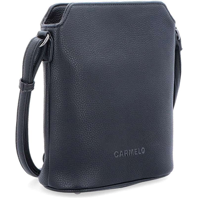 Kabelka zo syntetickej kože crossbody Carmelo čierna 4277 C 45814489
