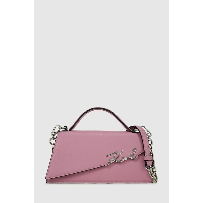 Kožená kabelka Karl Lagerfeld K/SIGNATURE 65489642