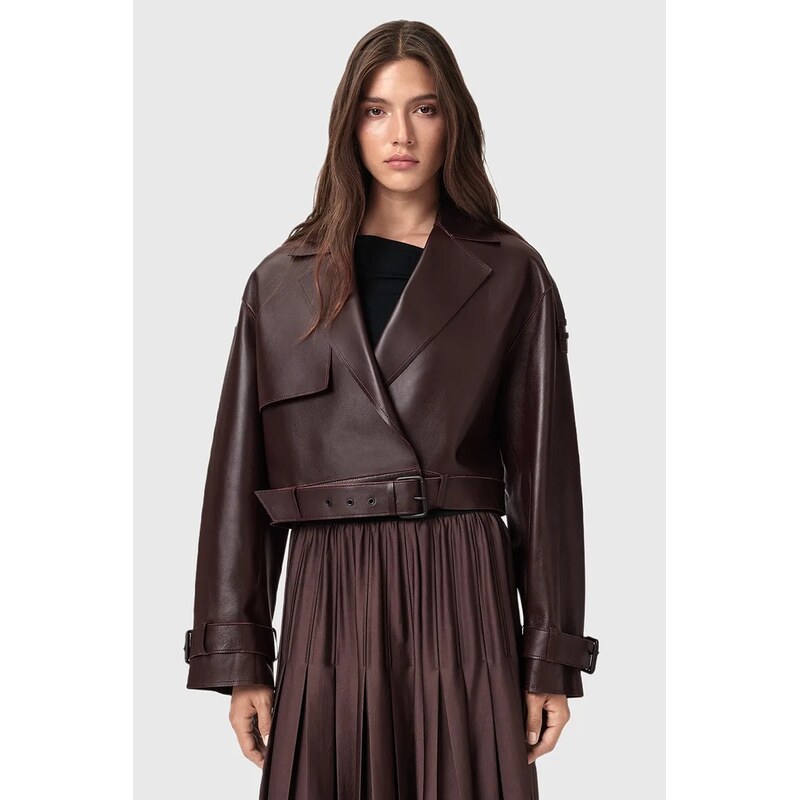 Kožená bunda AllSaints OPHELIA 65489647