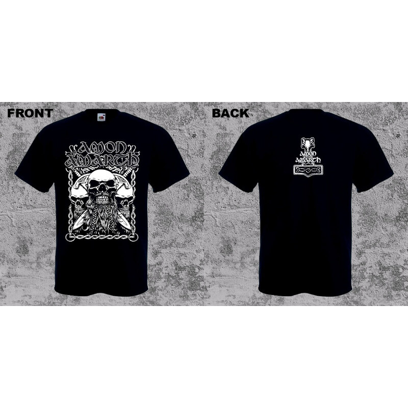 Fruit of the Loom Amon Amarth - Bearded Skull (tričko) 65489944