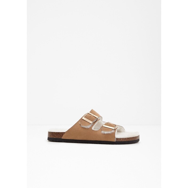 bonprix Papuče, farba hnedá 65490251