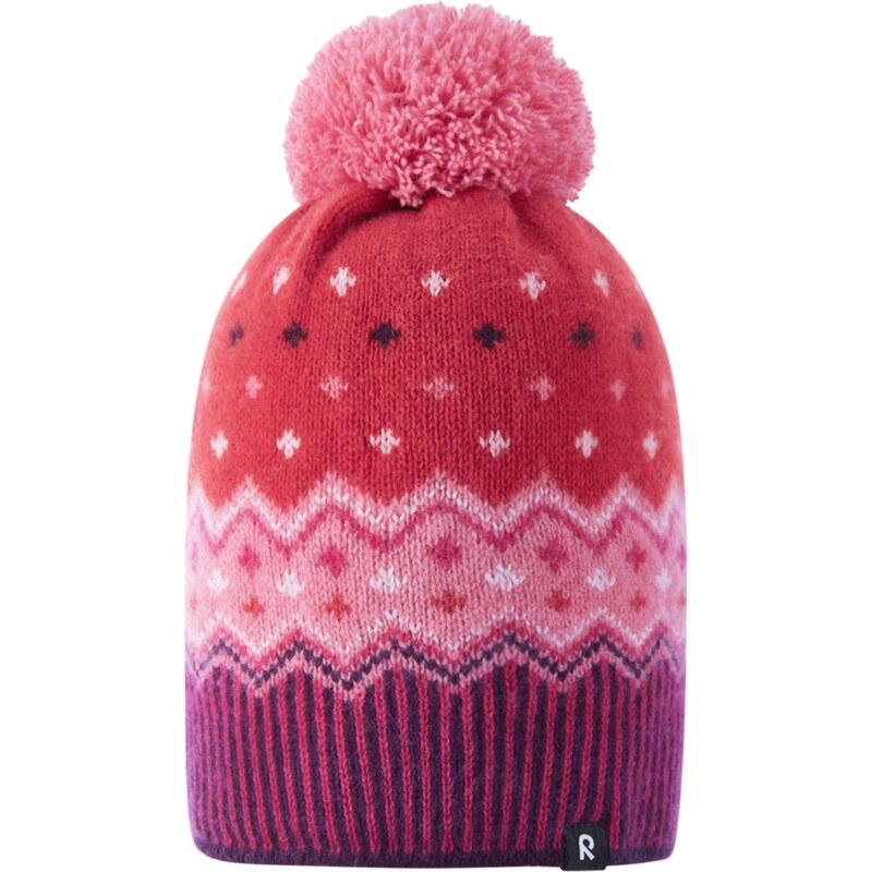 Detská zimná čiapka Reima Pohjoinen ružová 65491131