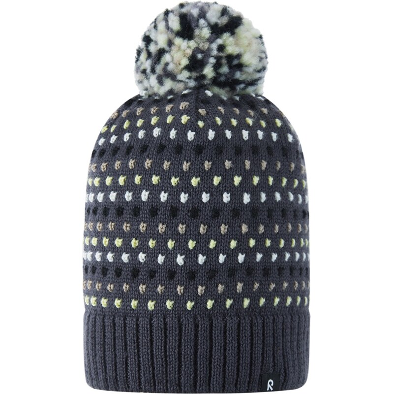 Detská zimná čiapka Reima Pampula čierna/sivá 65491145