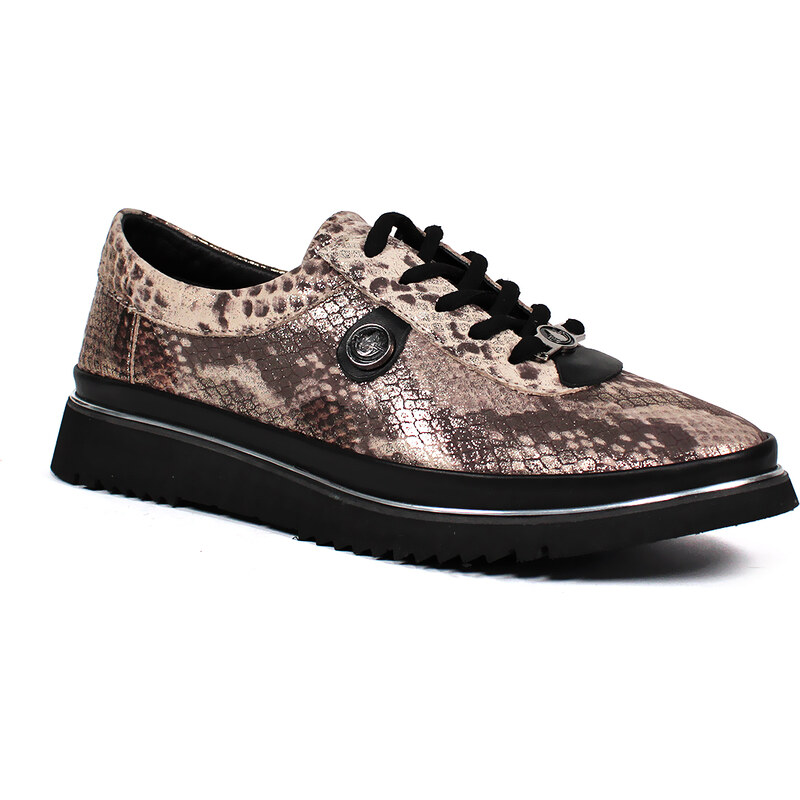 Poltopánky s hadím vzorom Secretshoes 65491260