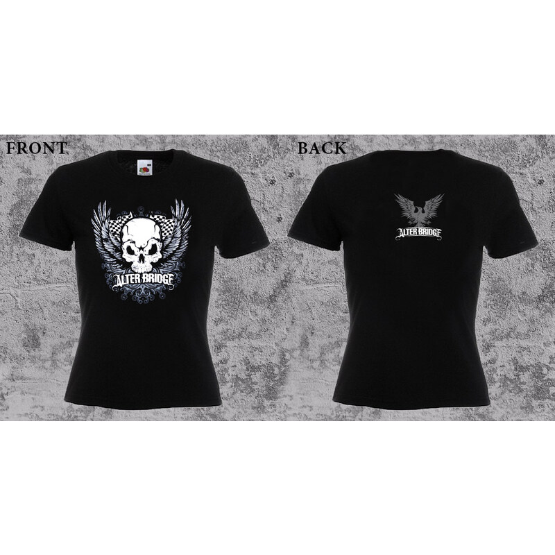 Fruit of the Loom Alter Bridge - Skull and Wings (dámske tričko) 65491402