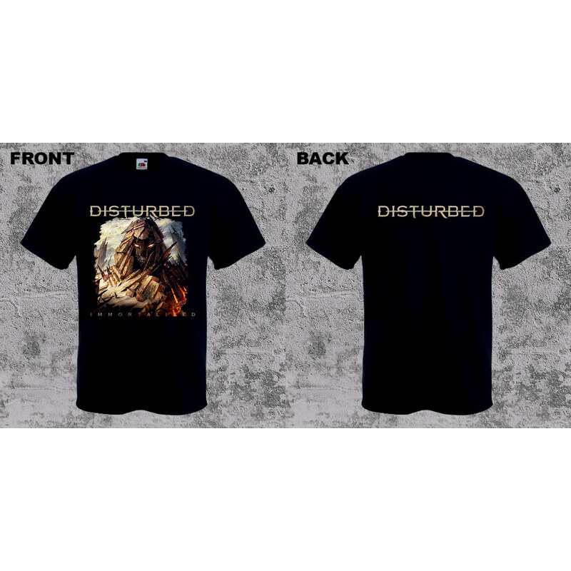 Fruit of the Loom Disturbed - Immortalized (tričko) 65492048