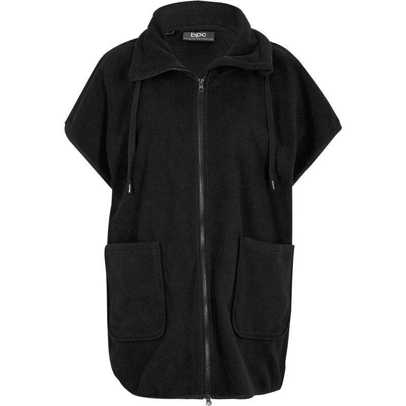 bonprix Flísová vesta z recyklovaného polyesteru, farba čierna 65432180