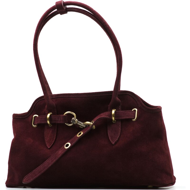 Blaire Kožená kabelka Kira bordó 65492532