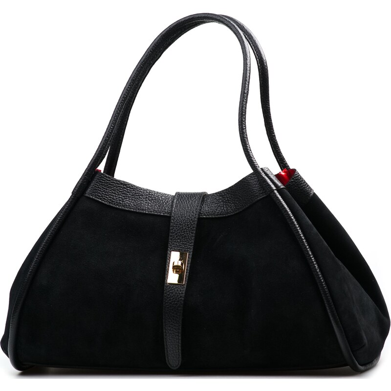 Blaire Kožená kabelka Rossa čierna 65492534