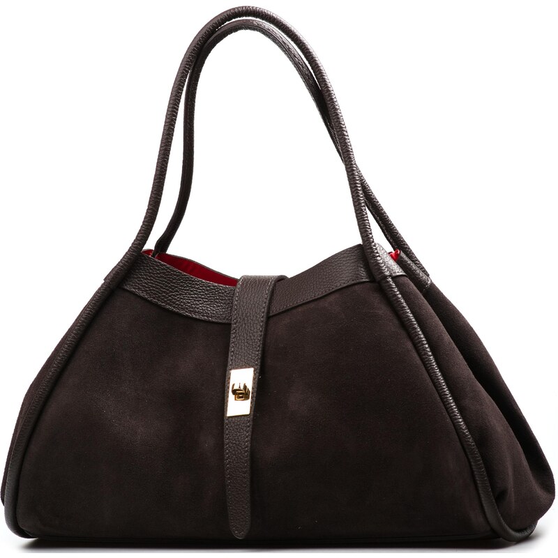 Blaire Kožená kabelka Rossa hnedá 65492535