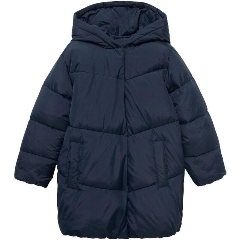 MANGO KIDS Kabát Anna námornícka modrá 65482277