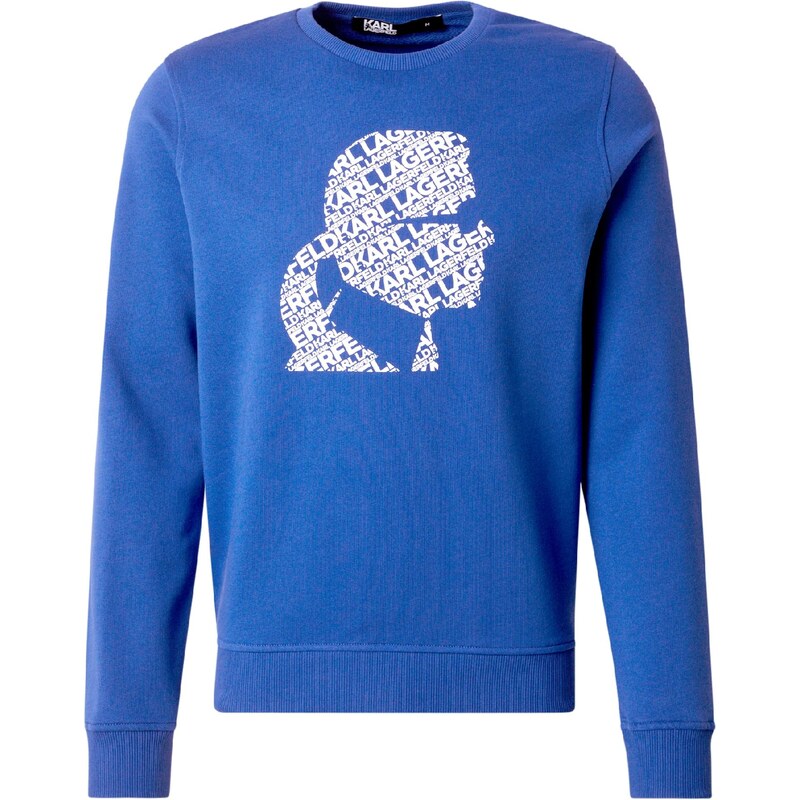Karl Lagerfeld Mikina kráľovská modrá / biela 65493257