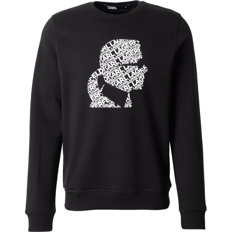 Karl Lagerfeld Mikina čierna / biela 65493334