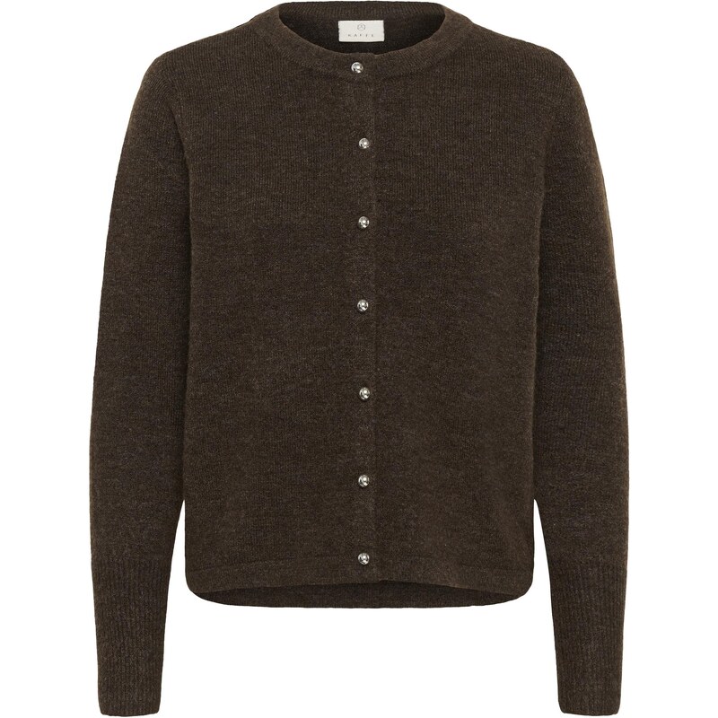 Kaffe Kardigán KANiel tmavohnedá 65493821